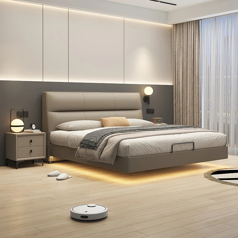 Cabecero de cama doble de lujo, impermeable, moderno y económico, con marcos para camas matrimoniales, muebles para el hogar.