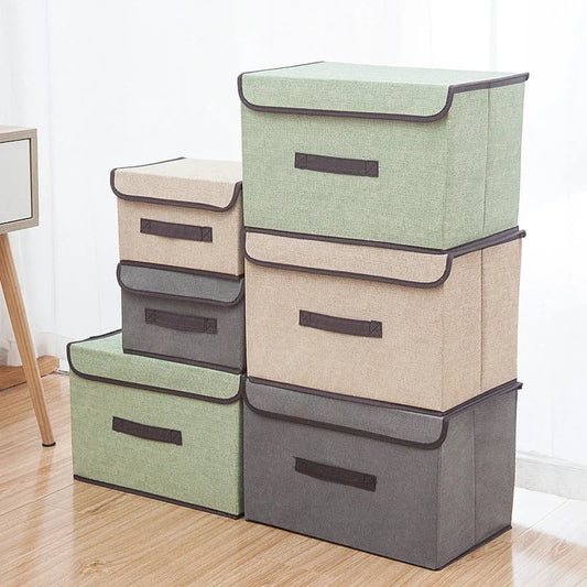 Caja organizadora para guardar ropa, ideal para dormitorio, habitación grande, hogar, jardín.