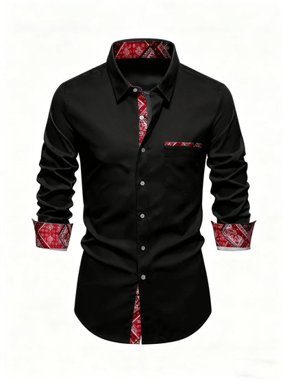 10 colors men's long sleeves, business trip, simple and stylish design, regular shirt, XS-6XL size, fast delivery