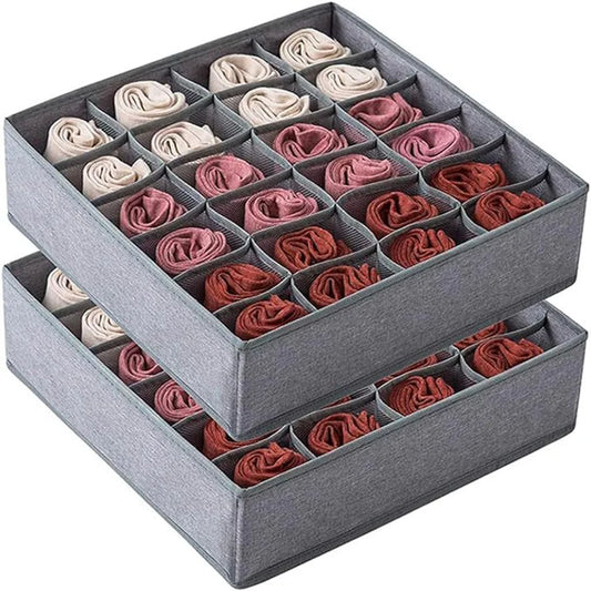 Caja de almacenamiento para ropa interior, sujetadores y calcetines, armario organizador con cajones, calcetines, bufandas y ropa interior.