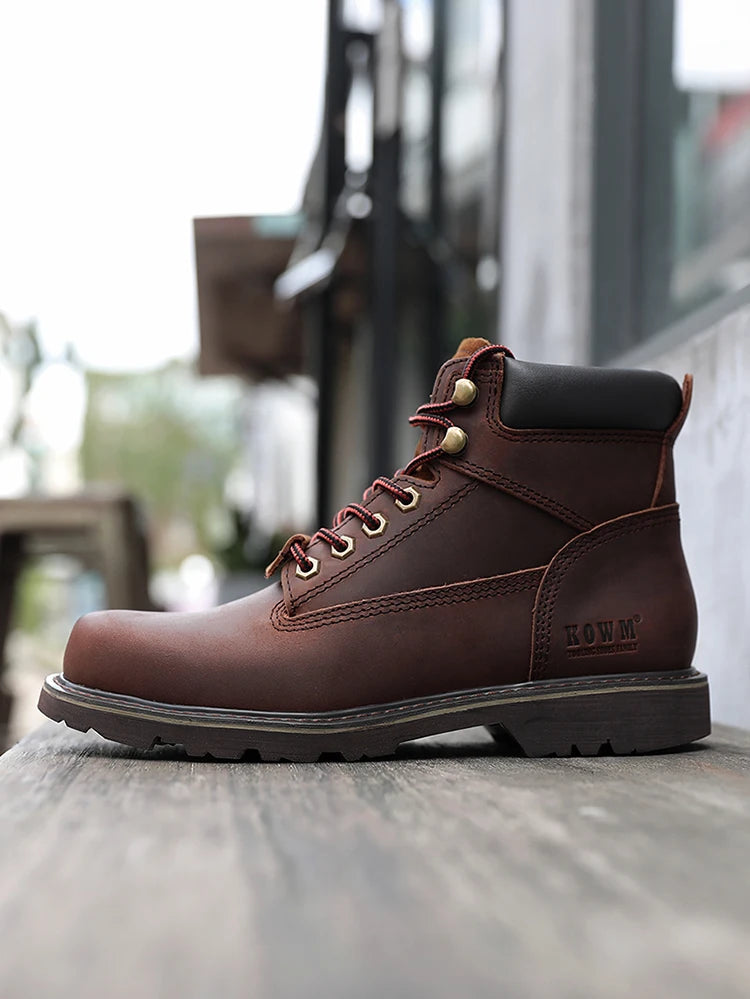 Zapatos de senderismo para hombre, botas de caza impermeables, botines tácticos de combate en el desierto, zapatos de trekking, zapatillas de trabajo de cuero para caminar para mujer