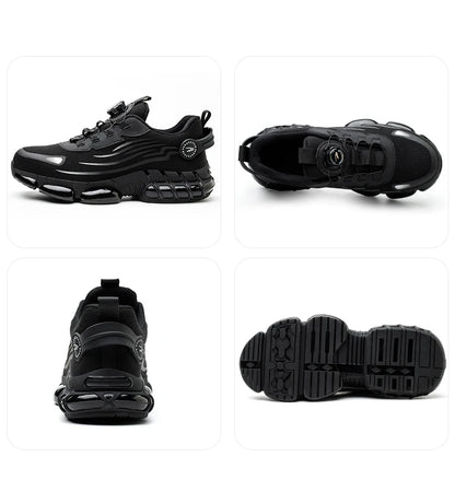 Small Size Rotary Buckle Work Safety Shoes For Men Air Soft Sole Lightweight Protective Work Sneakers Men and Women Shoes