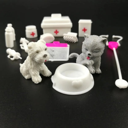 19 lindos accesorios escolares, regla, lápiz, lámpara de mesa, casa de muñecas, artículos en miniatura para muñecas, juguetes para niños, regalo de Navidad.