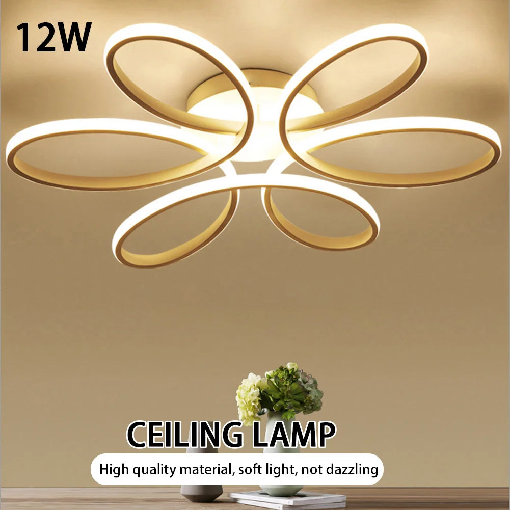 Lámpara de techo LED de estilo moderno para pasillo, balcón, dormitorio, sala de estar, hogar, iluminación interior, comedor, oficina, lustre