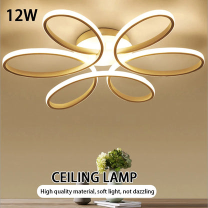 Lámpara de techo LED de estilo moderno para pasillo, balcón, dormitorio, sala de estar, hogar, iluminación interior, comedor, oficina, lustre
