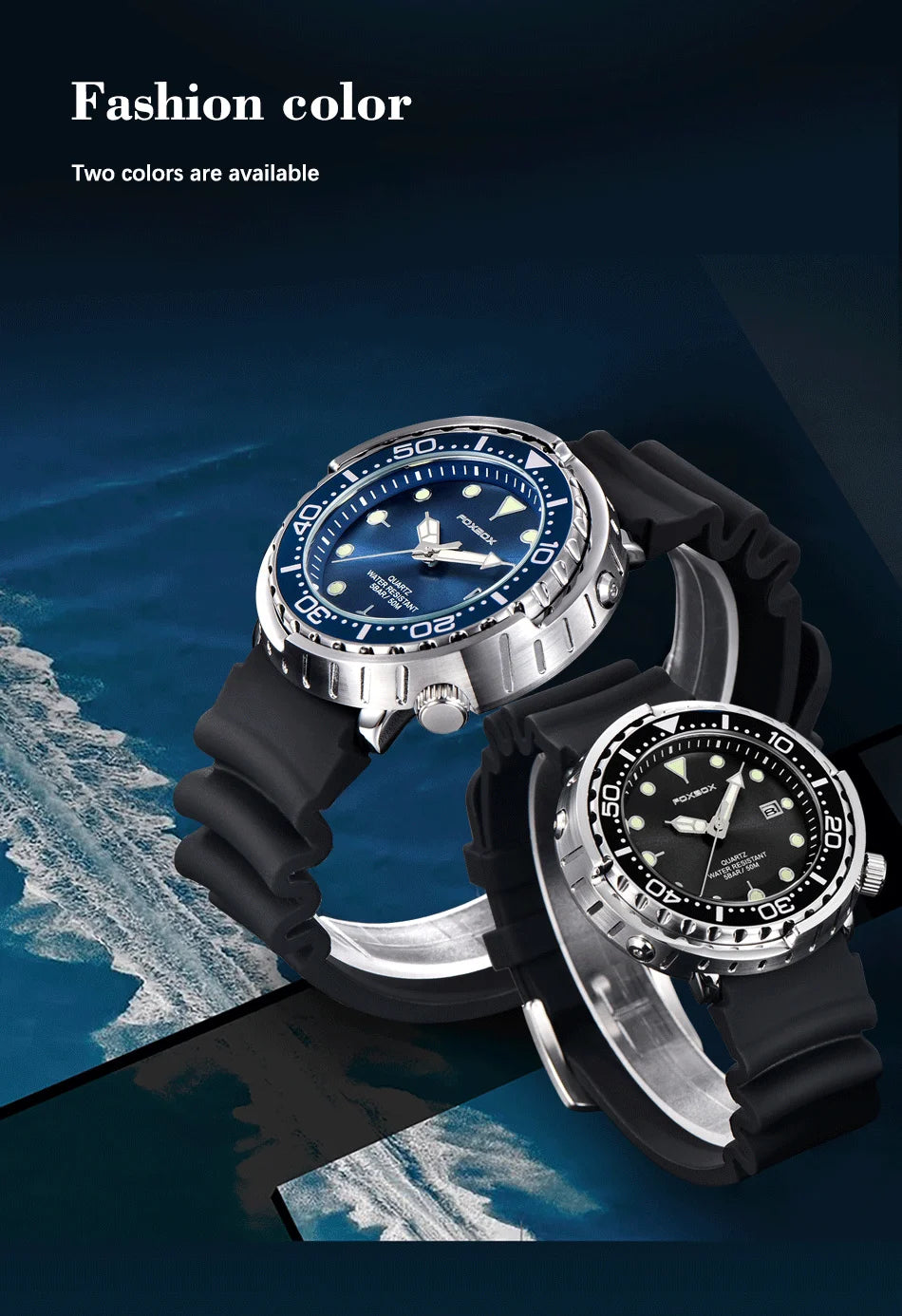 Reloj de lujo LIGE para hombre, deportivo, de exterior, con calendario, de cuarzo, de silicona suave, resistente al agua.