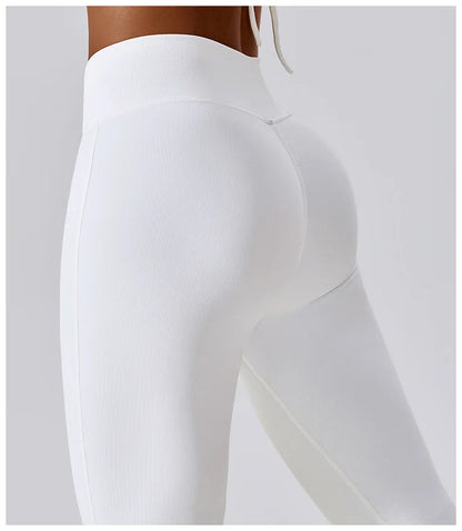 Pantalones de yoga acampanados para mujer, leggings de cintura alta, pantalones de pierna ancha, pantalones deportivos para gimnasio, entrenamiento físico, pantalones acampanados para baile latino.