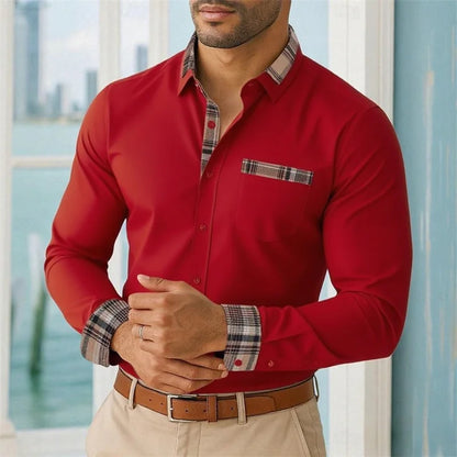 Camisas de vestir para hombre, camisas informales para la oficina y actividades al aire libre, camisas suaves y cómodas para la calle, camisetas de alta calidad para hombre, tallas grandes
