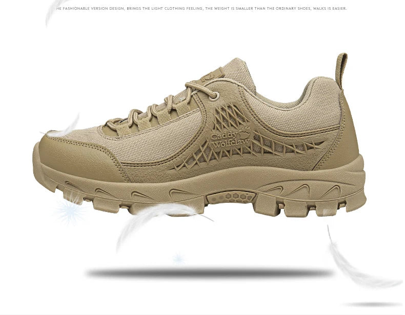 Nuevas zapatillas para hombre: calzado deportivo informal para senderismo, actividades al aire libre, entrenamiento táctico, escalada y uso militar.