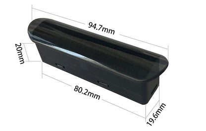 Termostato digital con pantalla, temporizador y sensor para tuberías de acero en el baño. Calentador eléctrico de toallas.