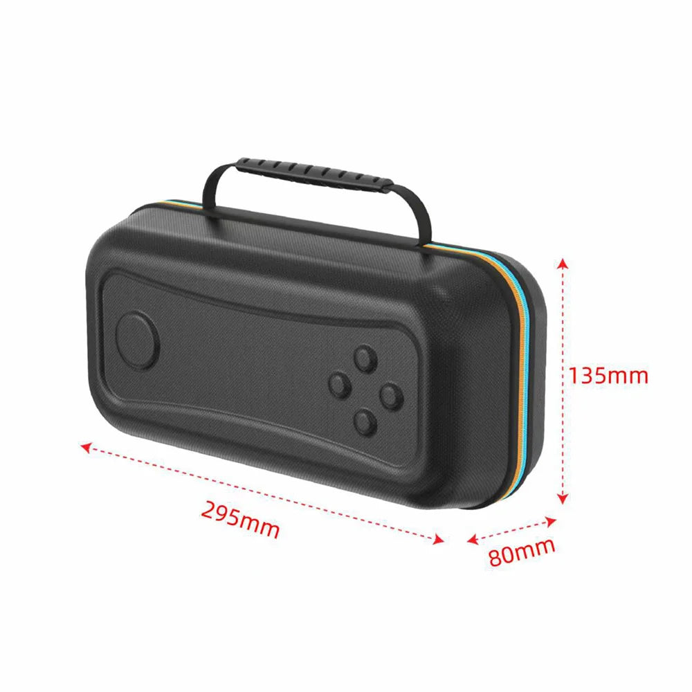 Estuche rígido grande para consola Switch 2 con agarre para joystick y protector de pantalla de vidrio. Accesorios para juegos.