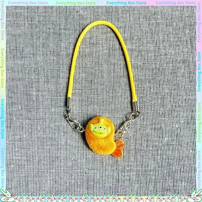 Nuevos accesorios de decoración para muñecas, adecuados para muñecas Labubu de 10 a 17 cm, lindo colgante de camarón, regalo para niños.