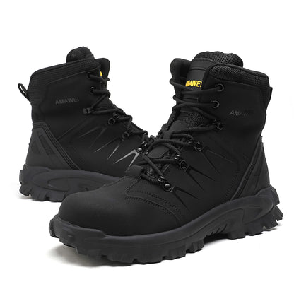 Zapatos de seguridad para el trabajo para hombres, zapatillas ligeras de trabajo protectoras, zapatos ligeros, zapatos transpirables, zapatos de trabajo antiperforación.