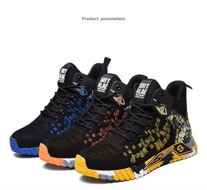 Zapatos de seguridad de caña alta con punta de acero para hombre y mujer, botas de seguridad indestructibles y antigolpes.