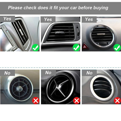 10 tiras decorativas suaves para salida de aire acondicionado de coche, accesorios para rejilla interior de coche, tira decorativa universal en forma de U.