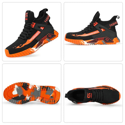 Botas de seguridad de caña alta para hombre, calzado de protección, zapatos de trabajo con puntera de acero, zapatos de seguridad antiperforación para hombre y mujer, botas de seguridad para el trabajo.