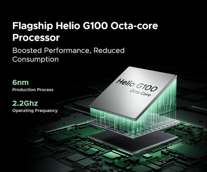 Teléfono resistente DOOGEE S Cyber ​​Pro, 12 GB de RAM, 512 GB de almacenamiento, procesador Helio G100, pantalla IPS FHD+ de 6,6" y 120 Hz, batería de gran capacidad de 10800 mAh, carga de 33 W y NFC.