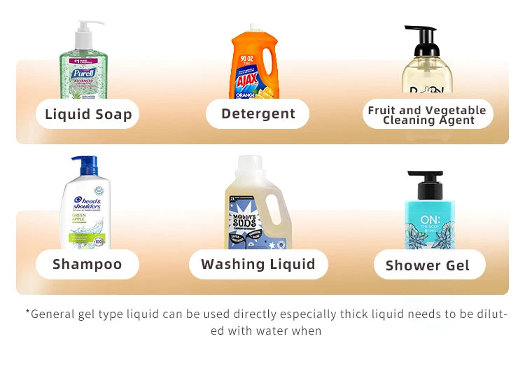 Dispensador automático de jabón líquido de 500 ml para cocina, recargable por USB, sin contacto, de alta capacidad, para detergente. También apto para baño.