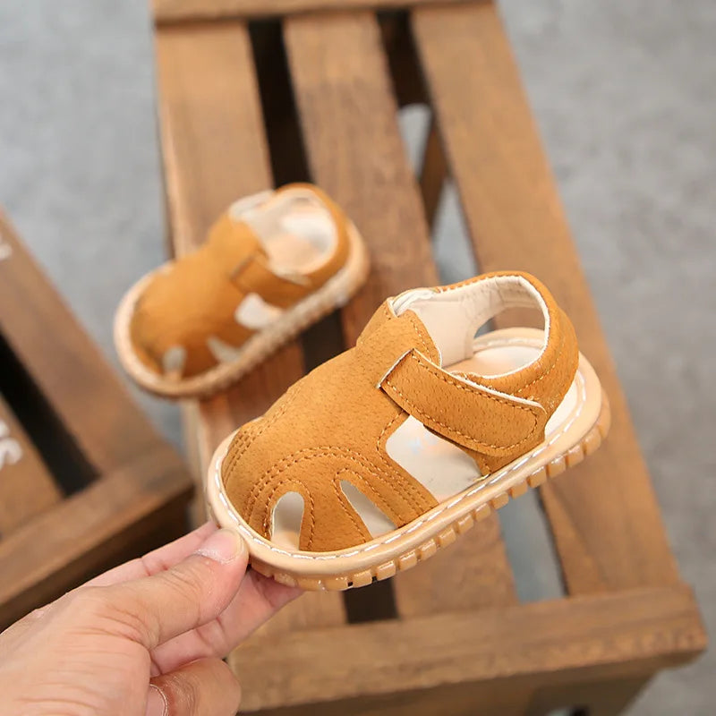 Zapatos minimalistas para caminar para niños pequeños, sandalias para bebés, calzado informal ligero para niños y niñas, zapatos de suela suave antideslizantes