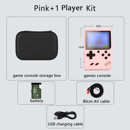 Consola retro arcade de 5 pulgadas con más de 500 juegos clásicos integrados para Game Boy, emulador de TV, videojuegos, reproductor de juegos portátil