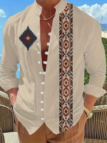 Nuevas camisas de manga larga de moda para hombre, camisas casuales de moda para calle y exterior, camisas de lino, entrega rápida