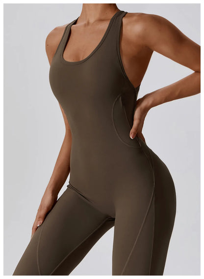 Mono de yoga, mono deportivo para fitness, conjunto de ropa de gimnasio, ropa de yoga, ropa de entrenamiento de pilates para mujer, atuendo push up, ropa deportiva