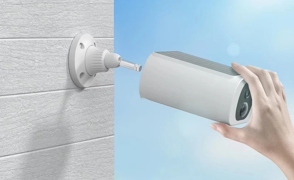 Cámara solar inalámbrica Tuya de 5 MP con wifi, alimentada por batería, para exteriores, 2K, IP66, con sensor PIR, para videovigilancia y seguridad tipo bala.