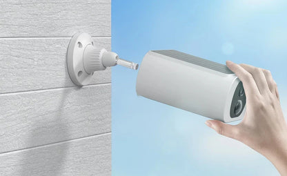 Cámara solar inalámbrica Tuya de 5 MP con wifi, alimentada por batería, para exteriores, 2K, IP66, con sensor PIR, para videovigilancia y seguridad tipo bala.