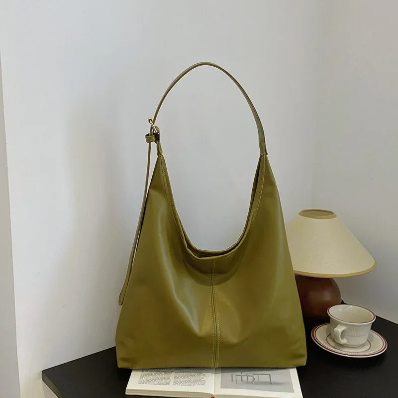 Nuevo bolso de mano con conocimiento de embarque, bolso de hombro para mujer, bolso grande simple retro, bolso de mano