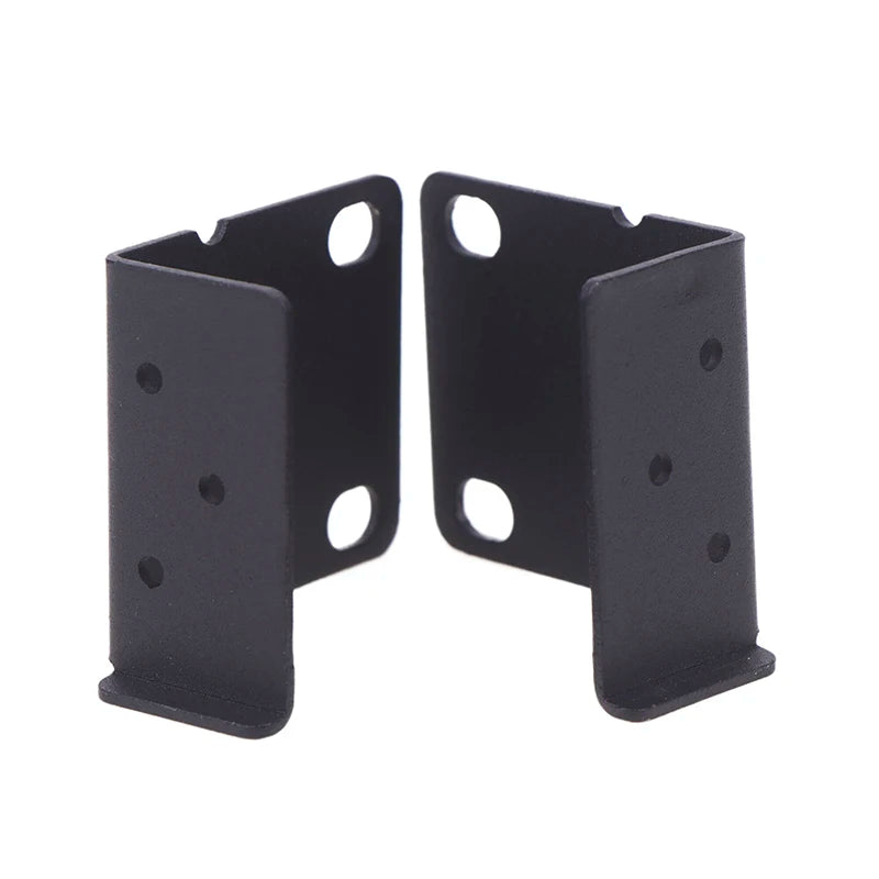 Kit de soportes de montaje en rack con tornillos y orejas de rack metálicas para grabadoras de vídeo en red (NVR) Hikvision 1U/1.5U/2U. Instalación de cámaras.