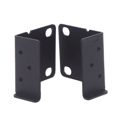 Kit de soportes de montaje en rack con tornillos y orejas de rack metálicas para grabadoras de vídeo en red (NVR) Hikvision 1U/1.5U/2U. Instalación de cámaras.