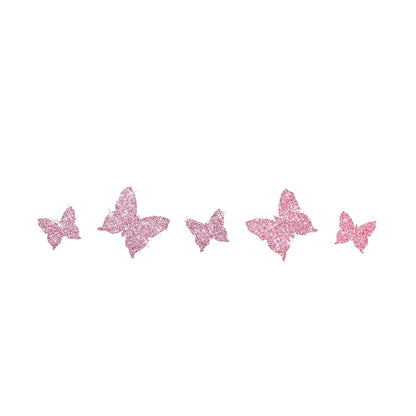Nueva pegatina brillante con forma de mariposa para decoración de coche, pegatina para la puerta del coche.