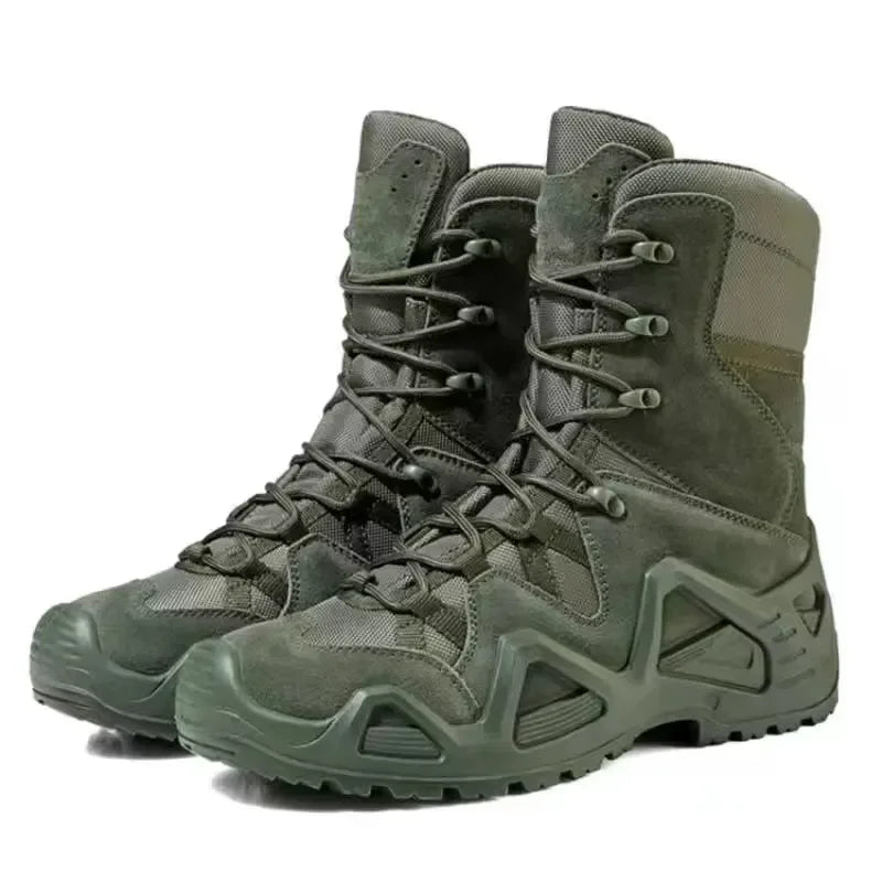Botas tácticas de combate para hombre, impermeables, para senderismo, trabajo y escalada. Botas tácticas militares de intervención y seguridad.