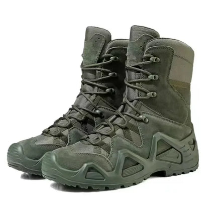 Botas tácticas de combate para hombre, impermeables, para senderismo, trabajo y escalada. Botas tácticas militares de intervención y seguridad.
