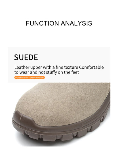 Zapatos de seguridad de moda con puntera de acero para hombre, zapatillas de trabajo, tenis de seguridad, protección industrial para los pies. Originales.