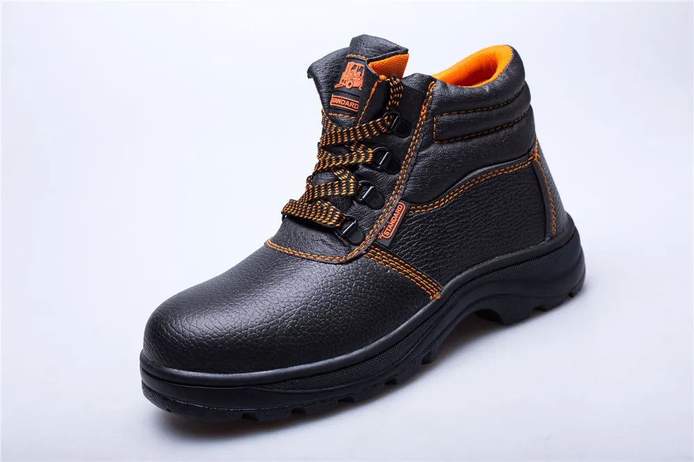 Calzado de trabajo, zapatos de protección, botas de seguridad impermeables para hombre, para construcción, antiperforación y antigolpes.