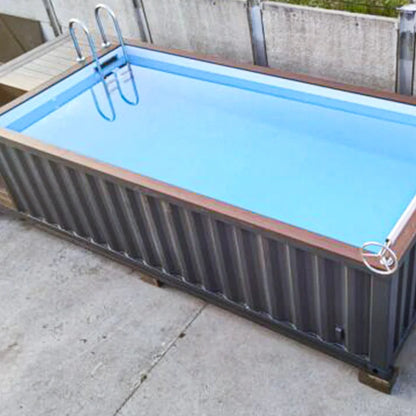 Piscinas Premium en Contenedores para el Hogar Piscinas al Aire Libre Piscinas de Fibra de Vidrio de 20 y 40 pies en Contenedores Venta de Piscinas Premium