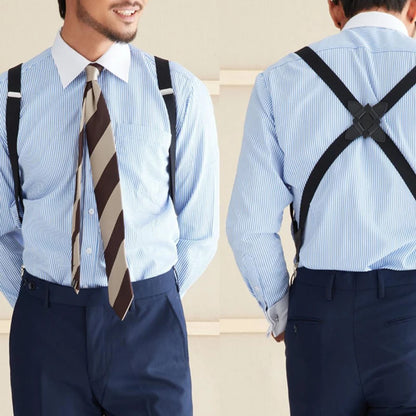Nuevos tirantes ajustables para hombre, tirantes con clip en la espalda, cinturón elástico para pantalones y tirantes para hombre y mujer.