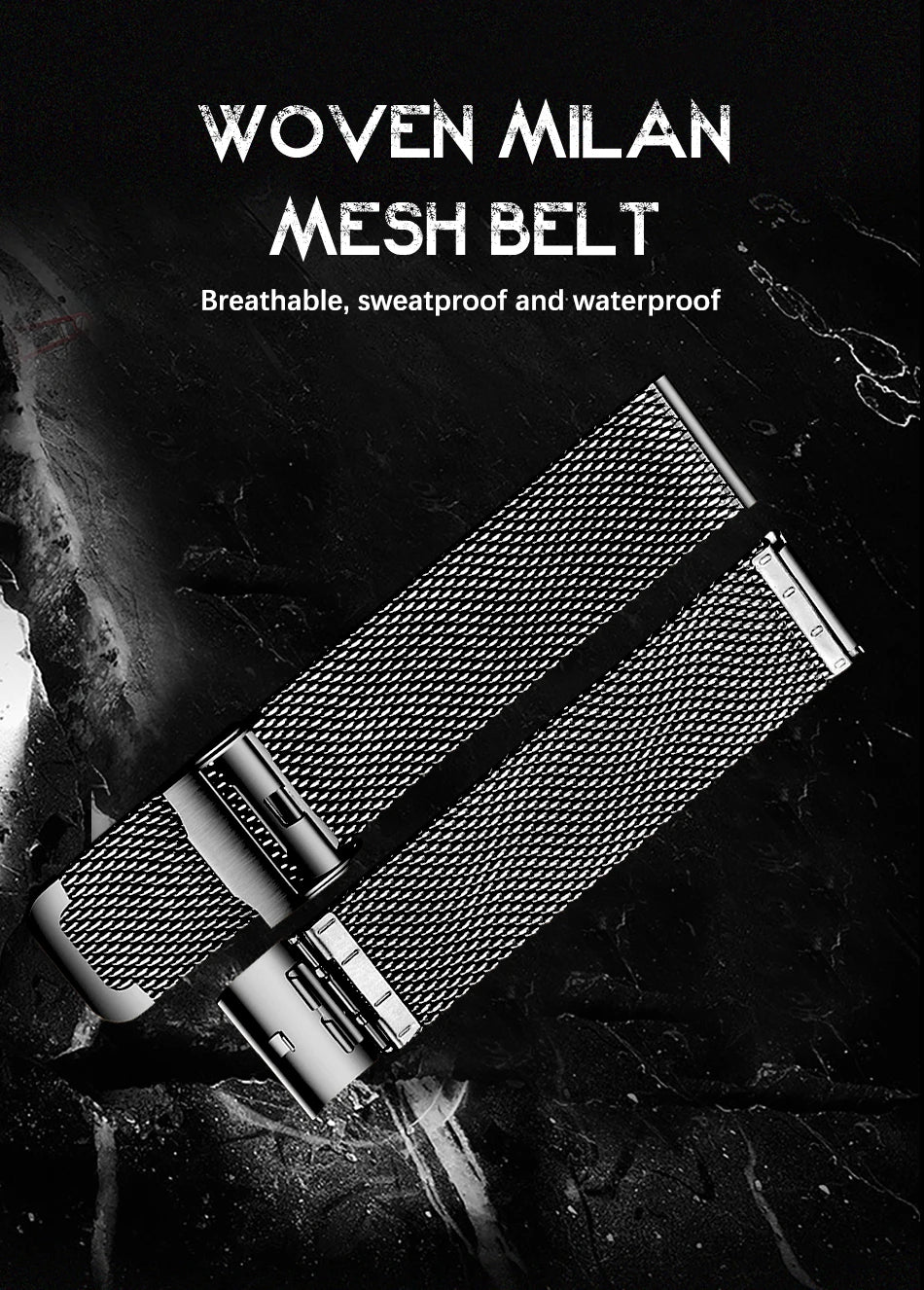 LIGE - Reloj de cuarzo de lujo para hombre, marca superior, moderno, de negocios, con correa de malla, resistente al agua, luminoso, cronógrafo