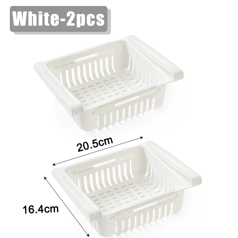 Organizador de refrigerador, caja de almacenamiento, creativo, multifuncional, cajón para refrigerador, para frutas, huevos, alimentos, contenedor de almacenamiento de plástico, estante