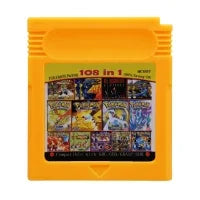Compilación de juegos de cartas de consola de cartuchos de videojuegos GBC 61 en 1 108 en 1 Super 22 en 1 16 bits para regalo