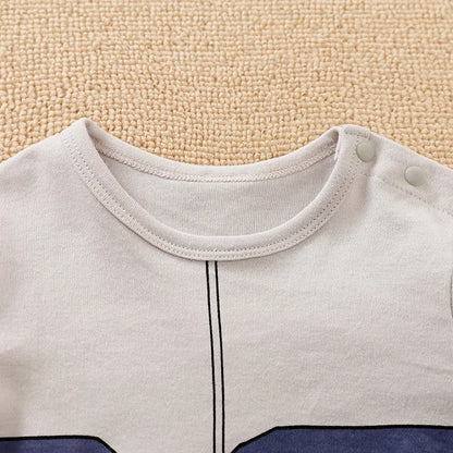 Ropa para recién nacidos, bonita, de algodón, cómoda y suave, para niños y niñas de 0 a 18 años, para primavera y otoño, mono de manga larga para bebés.
