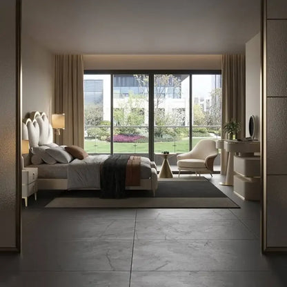Cabecero europeo sencillo para cama doble de madera, estilo estudio, nórdico, con marco Queen, cama doble de lujo, moderno y moderno, muebles para el hogar Beliche