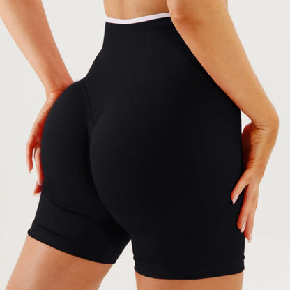 Traje deportivo color block para mujer, ajustado y sin espalda, ideal para yoga, secado rápido, correr al aire libre y hacer ejercicio.