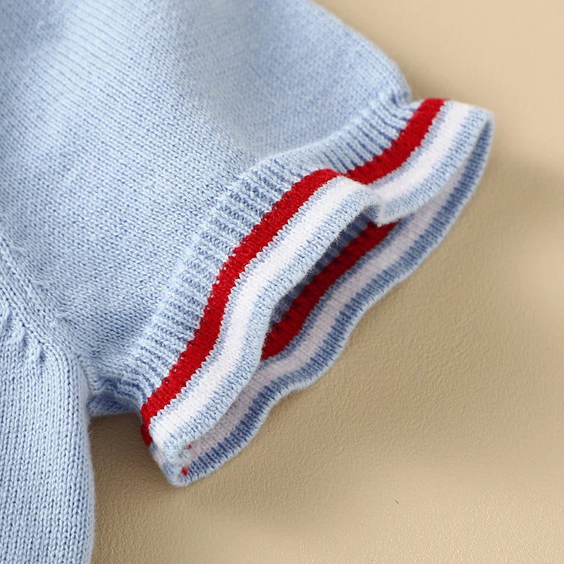 Conjuntos de ropa para bebé de 0 a 18 meses, recién nacido, niño, algodón, manga corta, jerseys, camisetas y pantalones cortos, trajes casuales, ropa de abrigo para niño pequeño, atuendo de verano