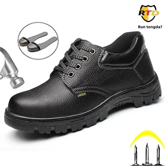 Calzado de seguridad para hombre y mujer. Antiimpactos, resistente a pinchazos, cómodo, antideslizante, resistente al desgaste, con control de olores. Ideal para la construcción y el trabajo.