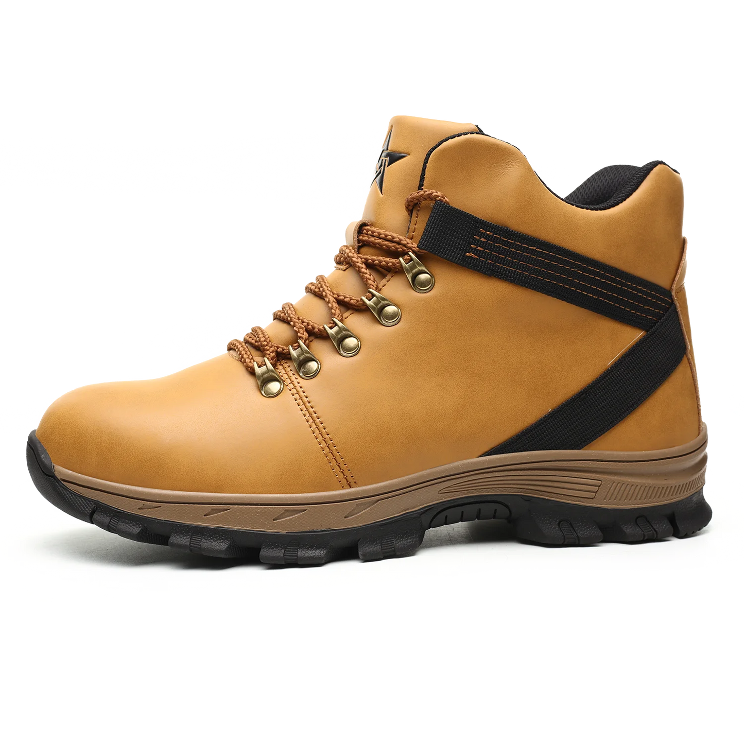 Zapatos de seguridad de moda para hombre, botas con puntera de acero, zapatos de trabajo a prueba de pinchazos, zapatillas de trabajo para hombre, calzado indestructible.