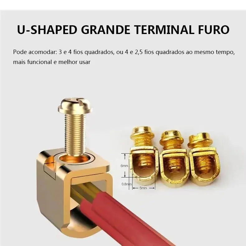 Enchufe de pared USB inteligente tipo C de 20 W con carga rápida para Italia, Chile y México; panel de interruptor de luz eléctrico de Brasil con toma USB-C universal.