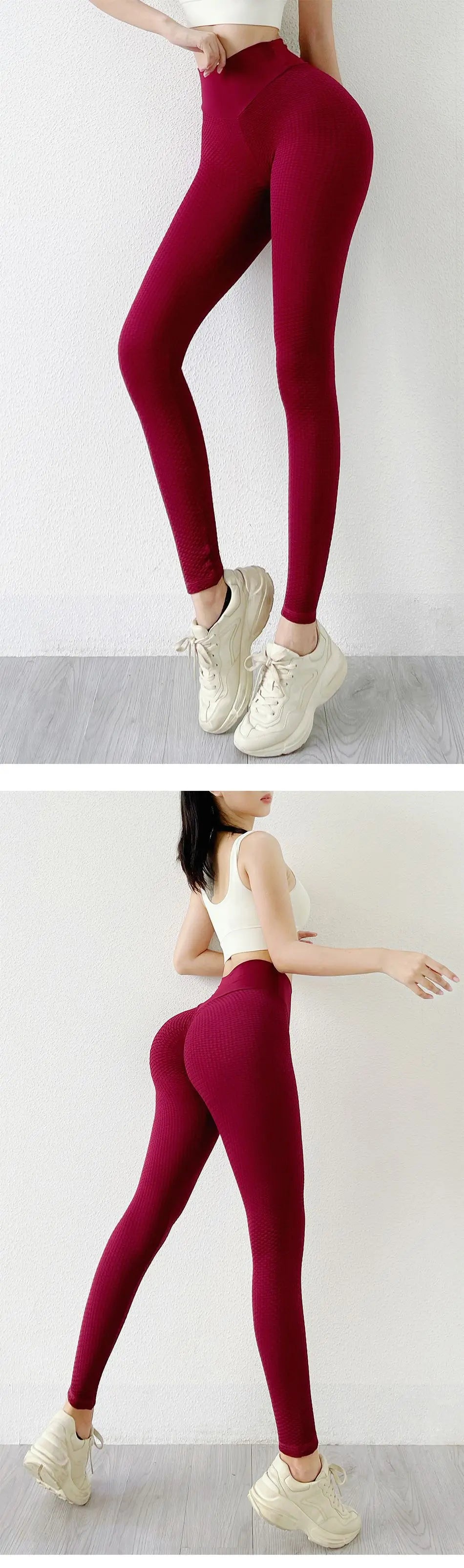 Leggings de yoga push up, efecto trasero fruncido, sin costuras, ropa deportiva, fitness, pantalones de yoga para mujer, colores brillantes, cintura alta, mallas de entrenamiento, pantalones deportivos.