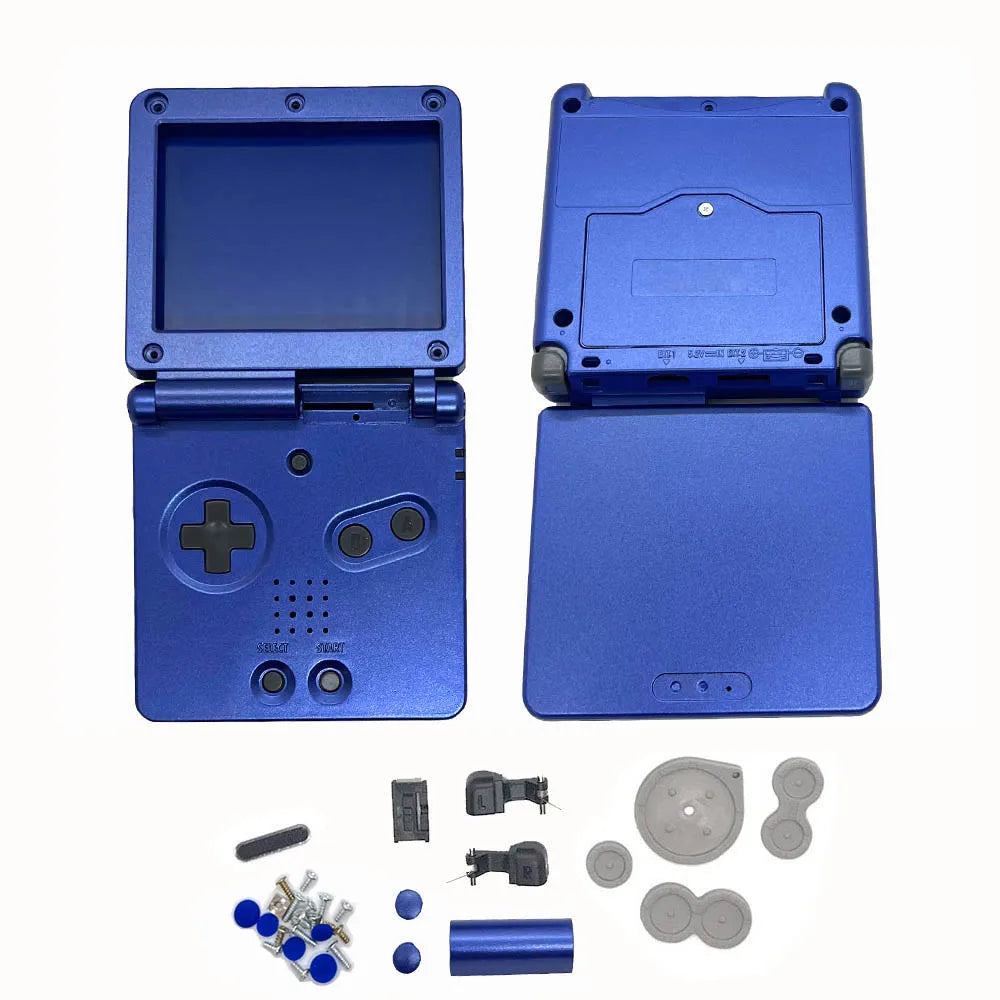 Carcasa original de repuesto de alta calidad para consola Gameboy Advance GBA SP con juego de accesorios.